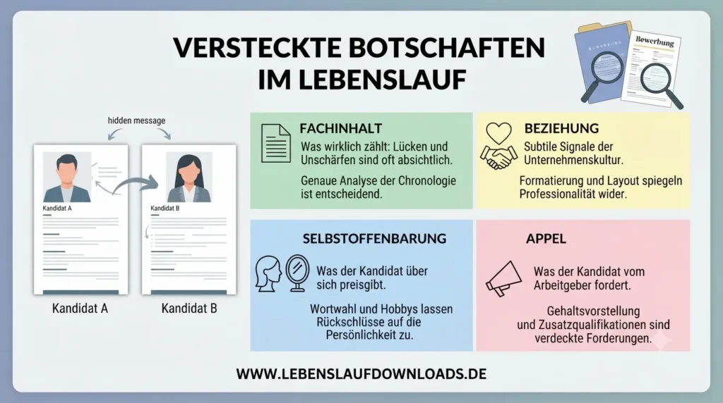 versteckte botschaften im lebenslauf