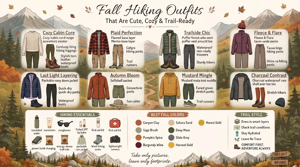 Fall Hiking Outfits That Are Cute