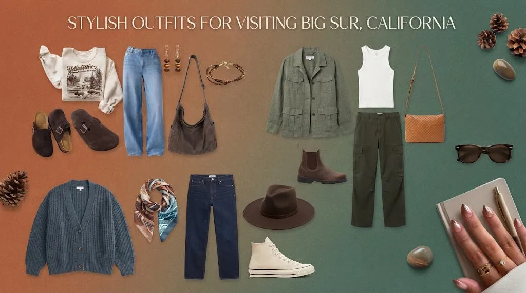 Stylish Outfits for Visiting Big Sur, California